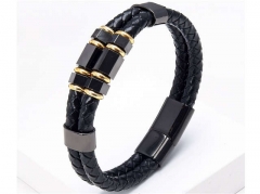 HY Wholesale Leather Jewelry Popular Leather Bracelets-HY0118B103