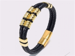 HY Wholesale Leather Jewelry Popular Leather Bracelets-HY0118B539