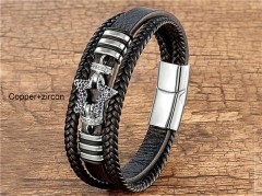 HY Wholesale Leather Jewelry Popular Leather Bracelets-HY0118B278
