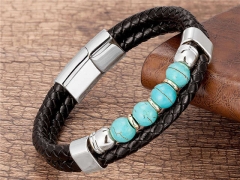 HY Wholesale Leather Jewelry Popular Leather Bracelets-HY0118B869