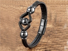 HY Wholesale Leather Jewelry Popular Leather Bracelets-HY0118B036