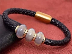 HY Wholesale Leather Jewelry Popular Leather Bracelets-HY0118B738