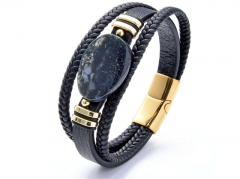 HY Wholesale Leather Jewelry Popular Leather Bracelets-HY0118B219