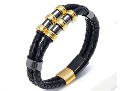 HY Wholesale Leather Jewelry Popular Leather Bracelets-HY0118B610