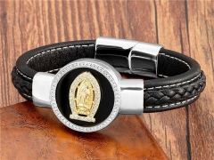 HY Wholesale Leather Jewelry Popular Leather Bracelets-HY0118B782