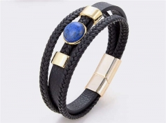 HY Wholesale Leather Jewelry Popular Leather Bracelets-HY0118B301