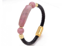 HY Wholesale Leather Jewelry Popular Leather Bracelets-HY0118B895