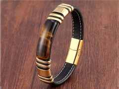 HY Wholesale Leather Jewelry Popular Leather Bracelets-HY0118B323