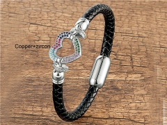 HY Wholesale Leather Jewelry Popular Leather Bracelets-HY0118B171