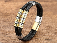 HY Wholesale Leather Jewelry Popular Leather Bracelets-HY0118B142