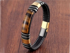 HY Wholesale Leather Jewelry Popular Leather Bracelets-HY0118B322