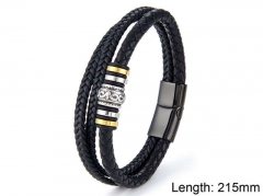 HY Wholesale Leather Jewelry Popular Leather Bracelets-HY0108B046