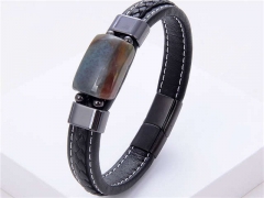HY Wholesale Leather Jewelry Popular Leather Bracelets-HY0118B255