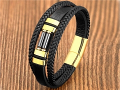 HY Wholesale Leather Jewelry Popular Leather Bracelets-HY0118B183