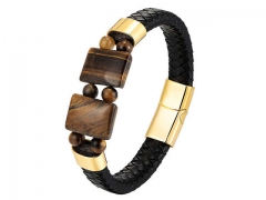 HY Wholesale Leather Jewelry Popular Leather Bracelets-HY0117B371