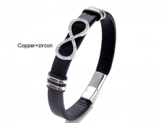HY Wholesale Leather Jewelry Popular Leather Bracelets-HY0118B013