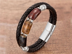 HY Wholesale Leather Jewelry Popular Leather Bracelets-HY0118B099
