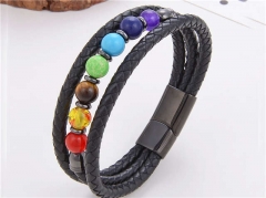 HY Wholesale Leather Jewelry Popular Leather Bracelets-HY0118B780