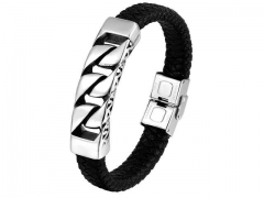 HY Wholesale Leather Jewelry Popular Leather Bracelets-HY0117B326