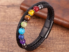HY Wholesale Leather Jewelry Popular Leather Bracelets-HY0118B113