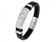 HY Wholesale Leather Jewelry Popular Leather Bracelets-HY0117B425