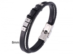 HY Wholesale Leather Jewelry Popular Leather Bracelets-HY0010B0649