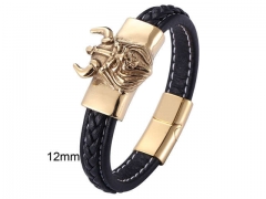 HY Wholesale Leather Jewelry Popular Leather Bracelets-HY0010B0626