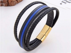 HY Wholesale Leather Jewelry Popular Leather Bracelets-HY0118B888