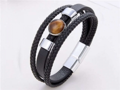 HY Wholesale Leather Jewelry Popular Leather Bracelets-HY0118B319