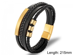 HY Wholesale Leather Jewelry Popular Leather Bracelets-HY0108B071