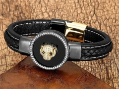 HY Wholesale Leather Jewelry Popular Leather Bracelets-HY0118B327