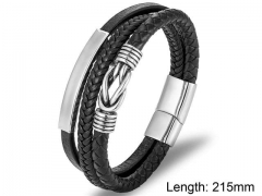 HY Wholesale Leather Jewelry Popular Leather Bracelets-HY0108B031