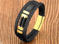 HY Wholesale Leather Jewelry Popular Leather Bracelets-HY0118B188