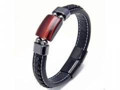 HY Wholesale Leather Jewelry Popular Leather Bracelets-HY0118B588