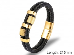 HY Wholesale Leather Jewelry Popular Leather Bracelets-HY0108B019