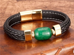 HY Wholesale Leather Jewelry Popular Leather Bracelets-HY0118B480