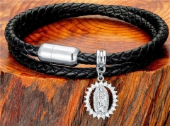HY Wholesale Leather Jewelry Popular Leather Bracelets-HY0118B872