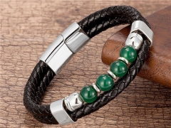 HY Wholesale Leather Jewelry Popular Leather Bracelets-HY0118B866