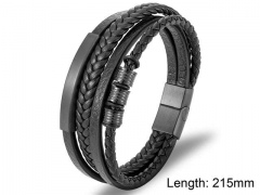 HY Wholesale Leather Jewelry Popular Leather Bracelets-HY0108B070