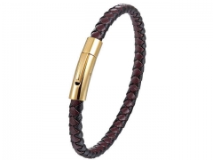 HY Wholesale Leather Jewelry Popular Leather Bracelets-HY0117B246