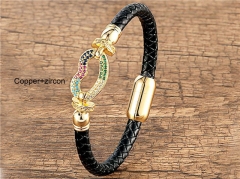 HY Wholesale Leather Jewelry Popular Leather Bracelets-HY0118B291