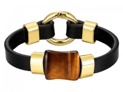 HY Wholesale Leather Jewelry Popular Leather Bracelets-HY0117B344