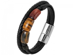HY Wholesale Leather Jewelry Popular Leather Bracelets-HY0117B279