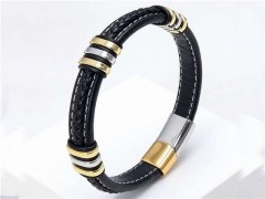 HY Wholesale Leather Jewelry Popular Leather Bracelets-HY0118B523