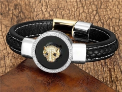 HY Wholesale Leather Jewelry Popular Leather Bracelets-HY0118B329