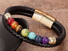 HY Wholesale Leather Jewelry Popular Leather Bracelets-HY0118B852