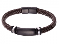 HY Wholesale Leather Jewelry Popular Leather Bracelets-HY0117B240