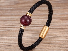 HY Wholesale Leather Jewelry Popular Leather Bracelets-HY0118B638