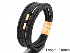 HY Wholesale Leather Jewelry Popular Leather Bracelets-HY0108B065