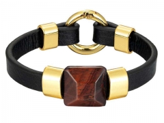 HY Wholesale Leather Jewelry Popular Leather Bracelets-HY0117B353